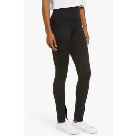 💕ZELLA💕 High Waist Asana Renew Leggings Split Cuff ~ Black Small S NWT - Picture 4 of 16